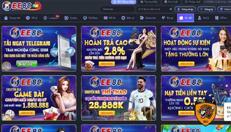 Những ưu đãi giá trị tại cổng game ee88